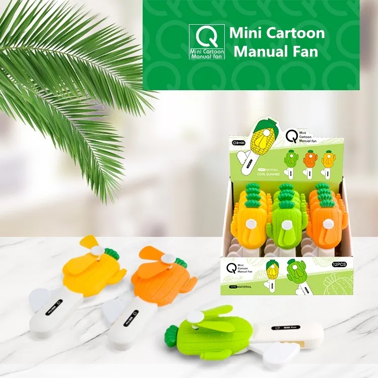cactus hand press portable fan