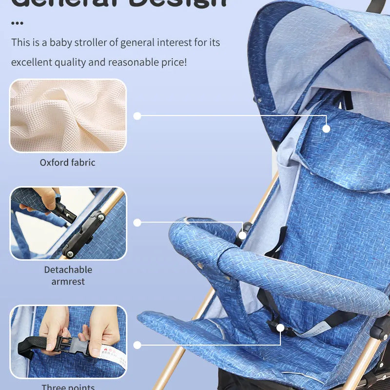Baby Pram Carriage Pushchair Stroller