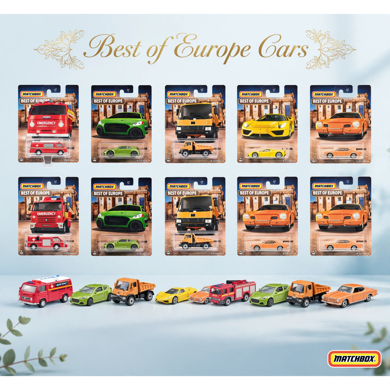 Matchbox Best of Europe Car Assortment by Mattel — hero