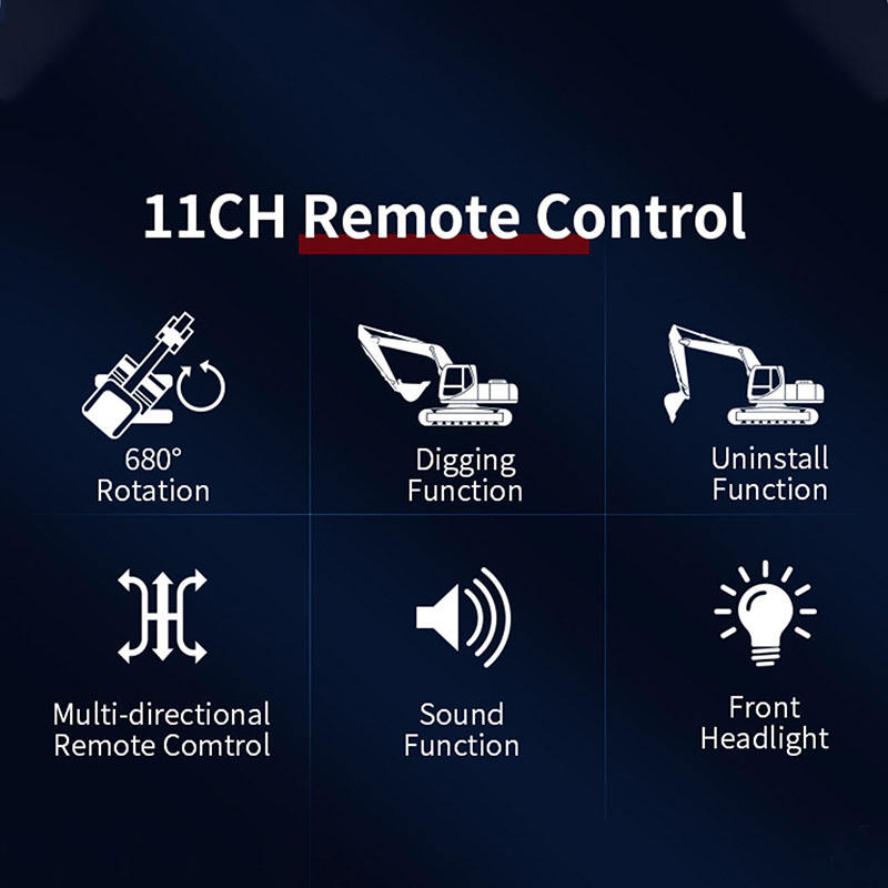 1:20 Remote Control Engineering Excavator