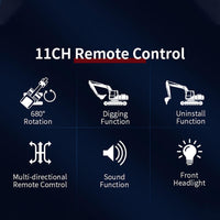 Thumbnail for 1:20 Remote Control Engineering Excavator
