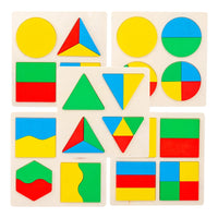 Thumbnail for Montessori Squares and Circles Wooden Toys