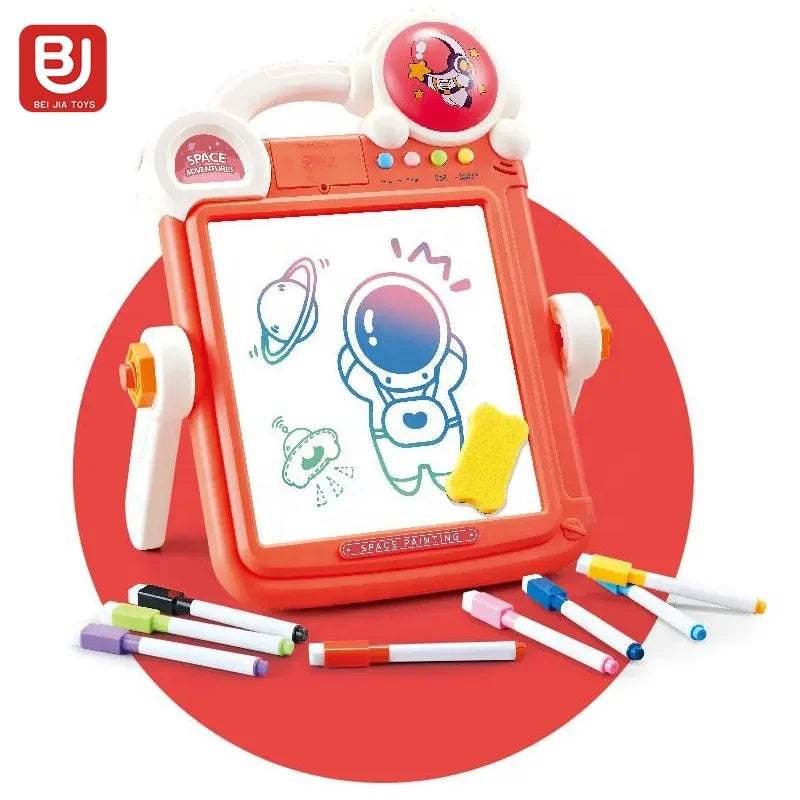 Multifunctional Double-sided  Drawing Board-Game