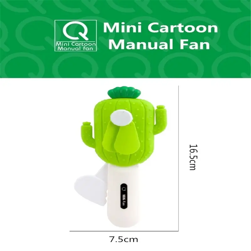 cactus hand press portable fan