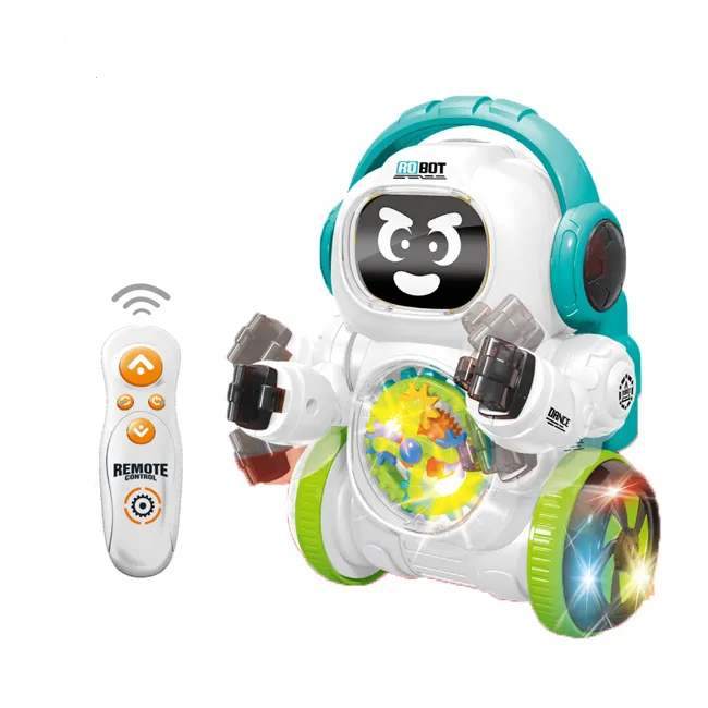 Remote Control Wireless Robot With Light and Sound