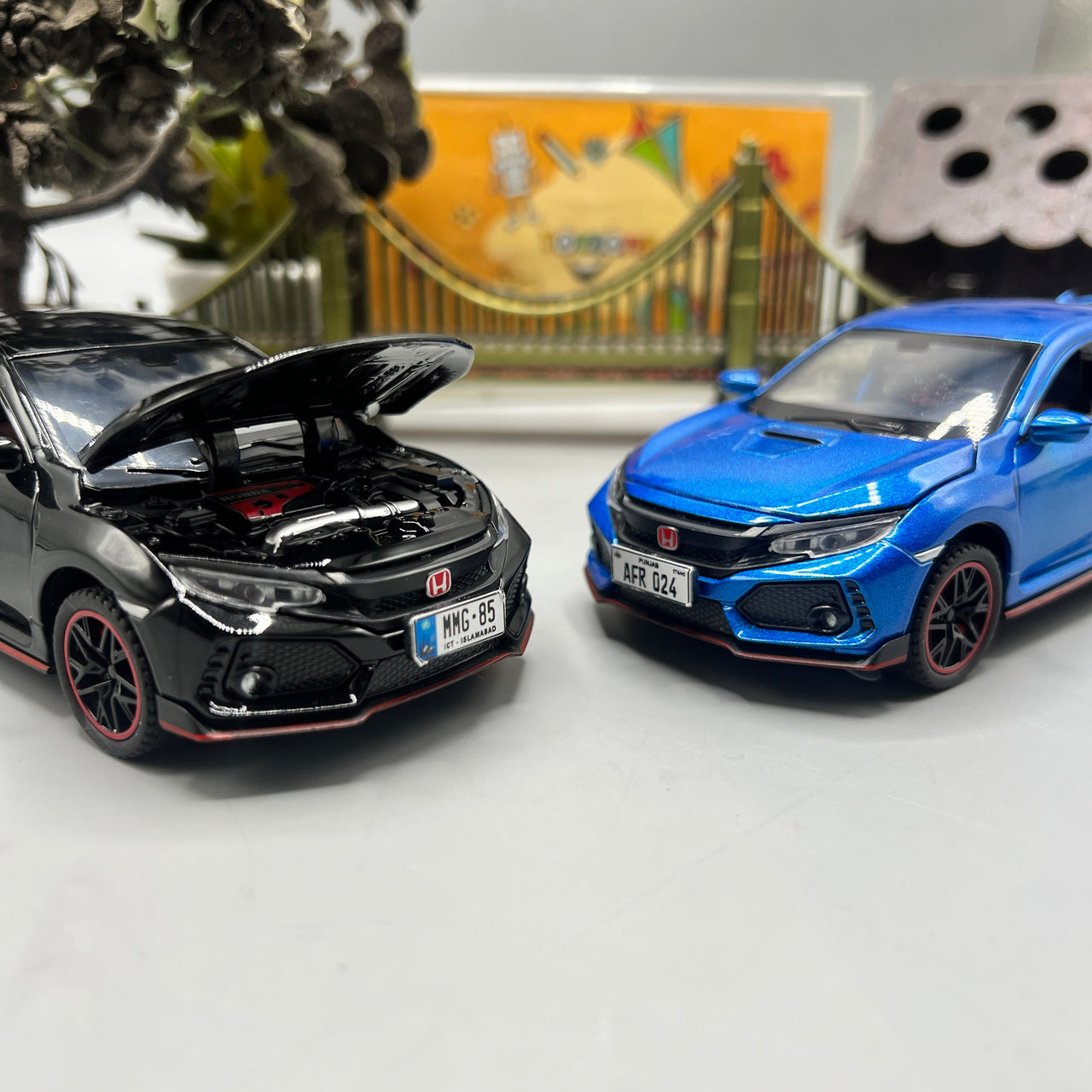 Honda Civic Type R Car Model Alloy With Lights & Sound