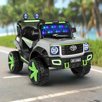 Thumbnail for Kids Electric Toyota Ride on Jeep With Light And Sound