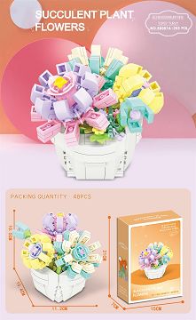 DIY Block Flowers (253 Pcs)