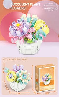 Thumbnail for DIY Block Flowers (253 Pcs)