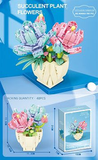 Thumbnail for DIY Flowers Plant Block (293 Pcs)