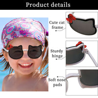 Thumbnail for Cute Cat Eye Frame Sunglasses For Boys & Girls Assortment