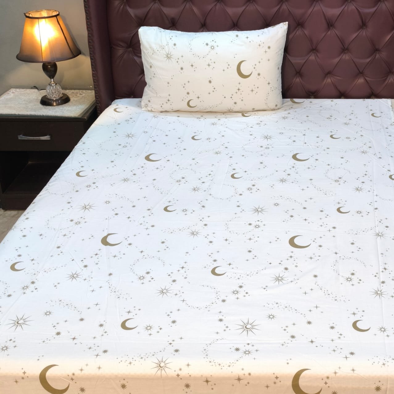 Moon Kids Cotton Bed Sheets