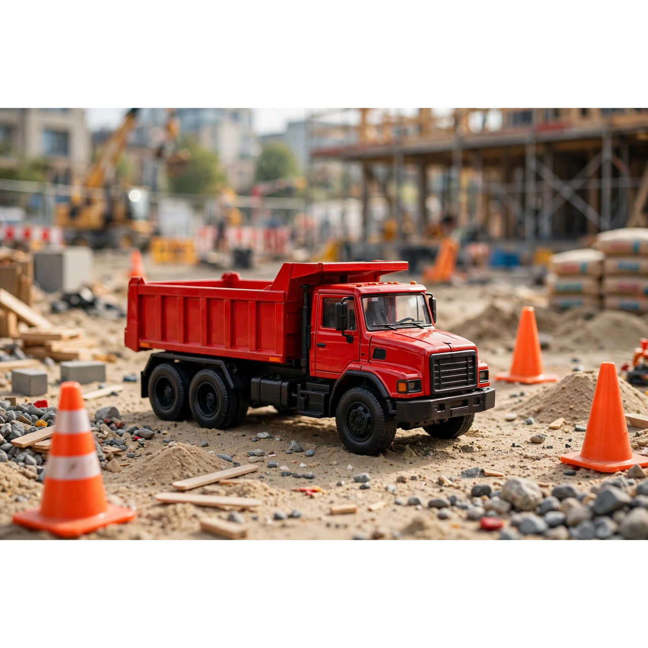 Bob the Builder Mega Muck RC Dump Truck — in use