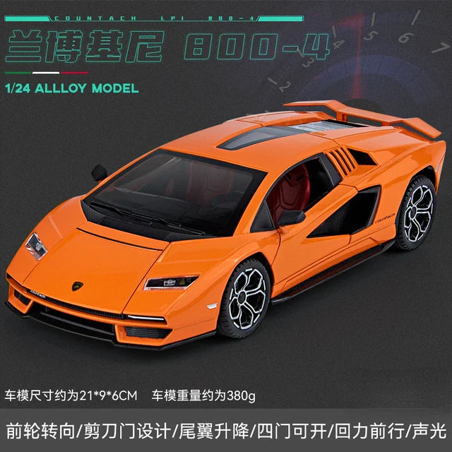 Diecast 1:24 Lamborghini Countach Car