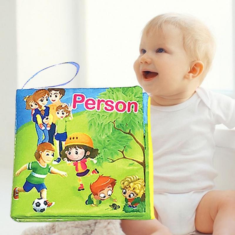 Cartoon Character Kids Learning Soft Cloth Book