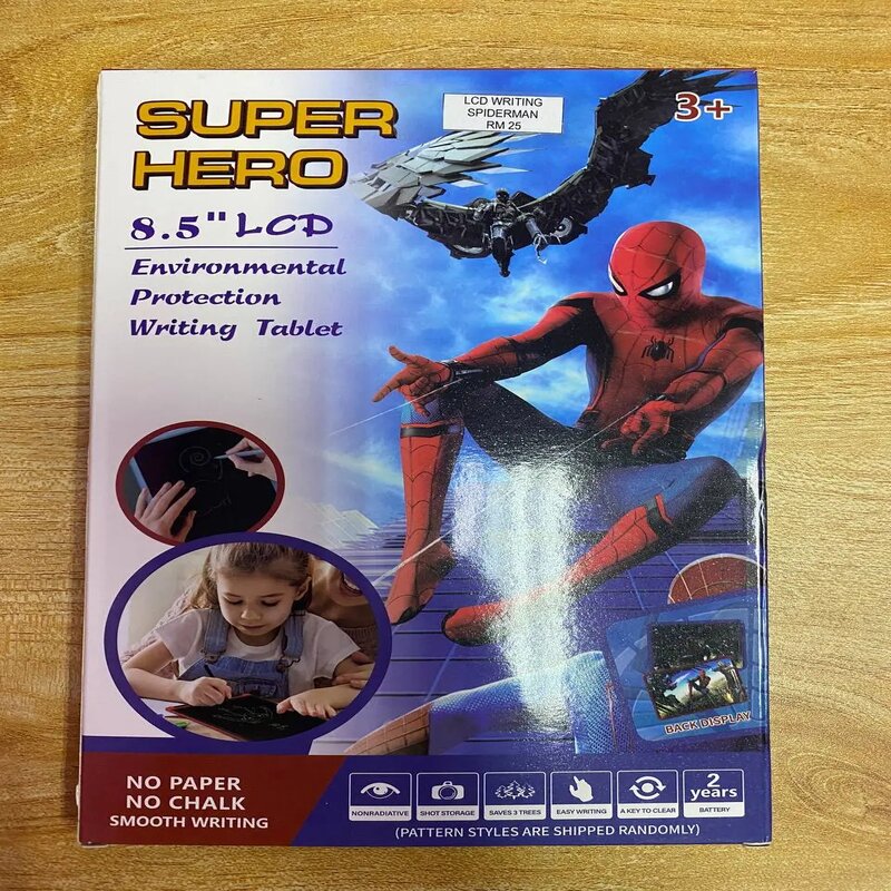 8.5 Spider Man Writing Tablet