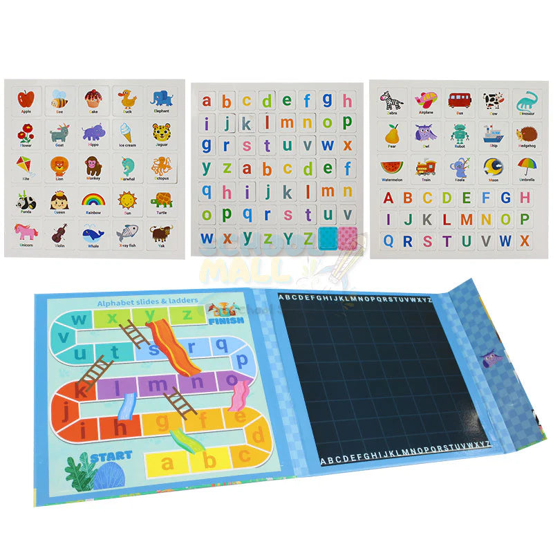 Magnetic Words Spelling And Letter Sliding Game Book