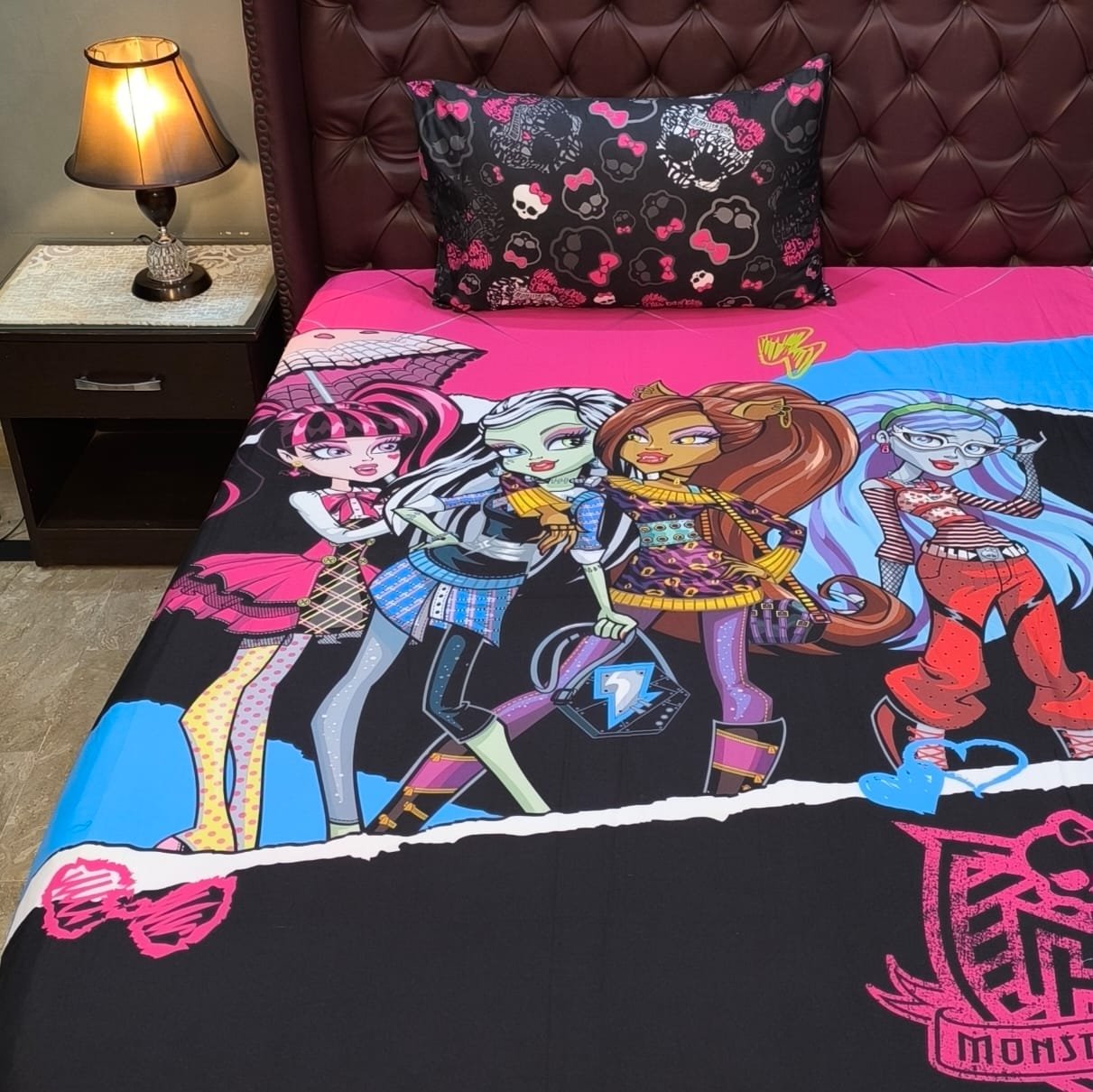 Monster High Kids Cotton Bed Sheets