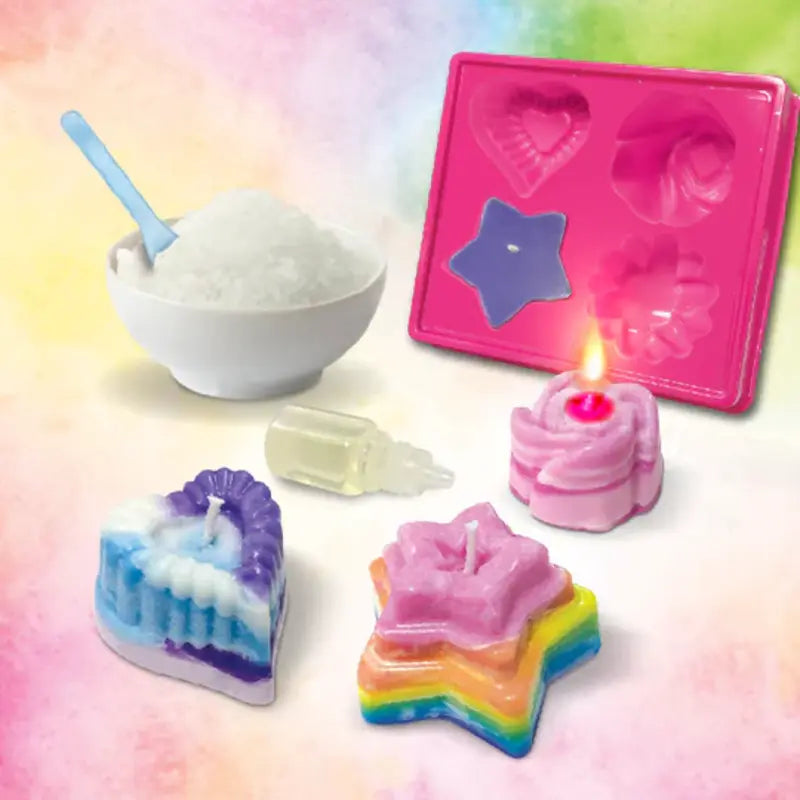DIY Multicolor Modeling Candle Kit