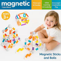Thumbnail for Magnetic Constructor Building Stick With Flexible Tube