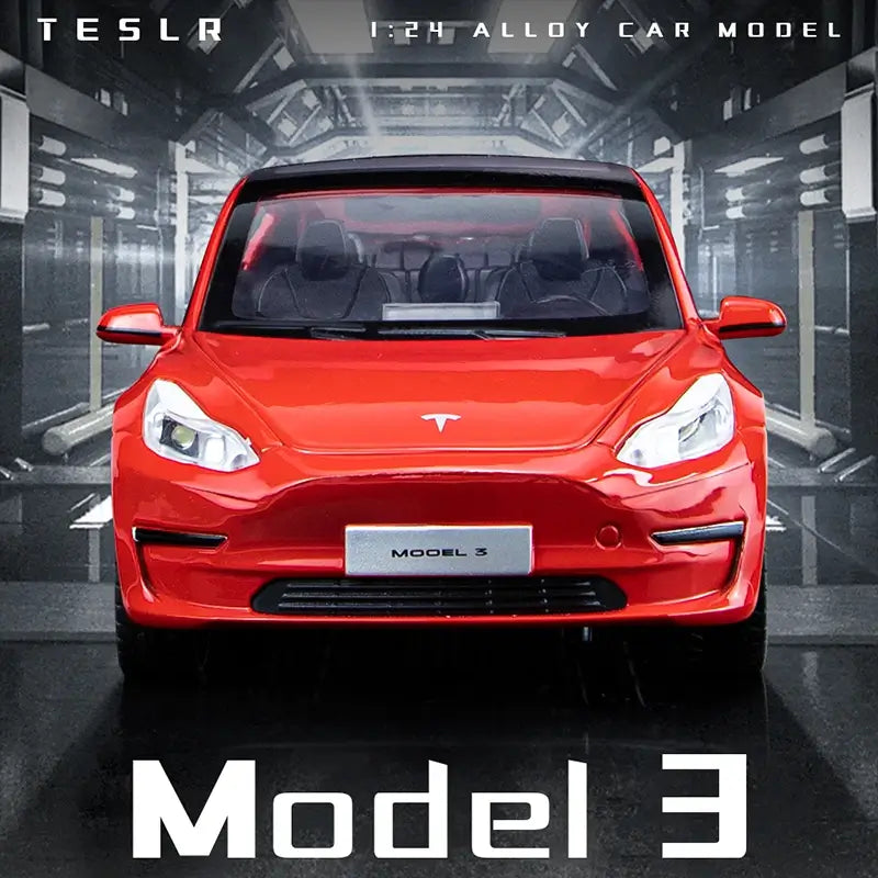 Diecast Tesla Roadster Model Car 1:24 Scale