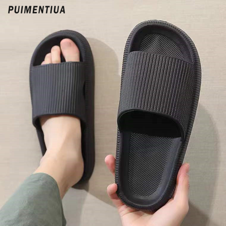 Hot Selling Pillow Cloud Thick Sole Soft Cozy Men Summer Magic Stick Velcro  Slippers - China Slipper and Velcro Slipper price | Made-in-China.com
