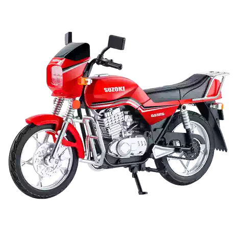 1:8 Suzuki GS125 Diecast Bike with Light and Sound