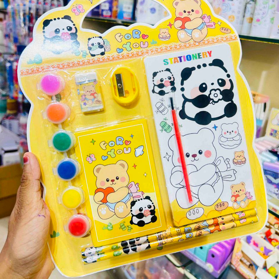 Stationary Kit Coloring Gift Set