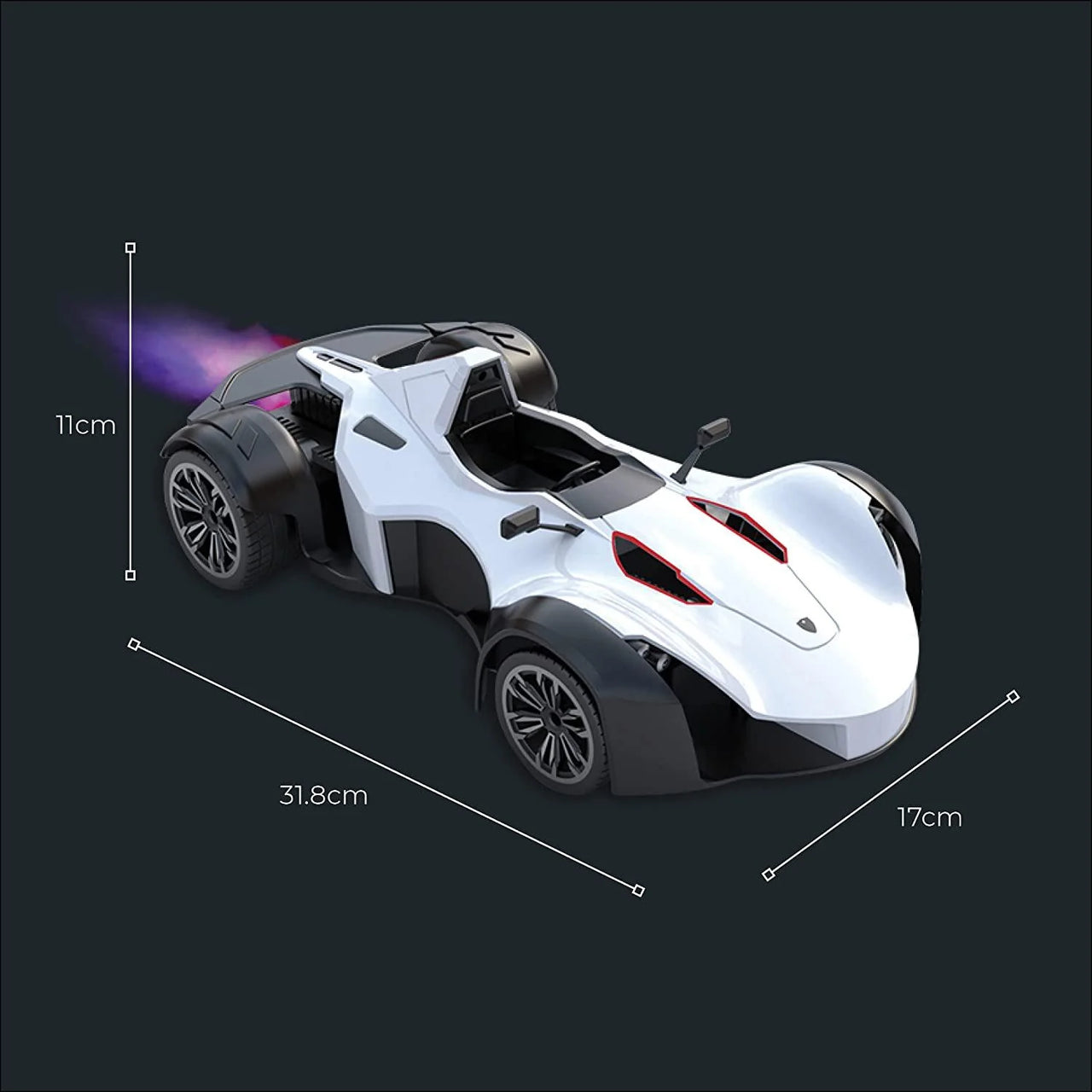 R/C Sports Diecast Racing Car With Mist