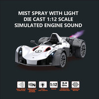 Thumbnail for R/C Sports Diecast Racing Car With Mist