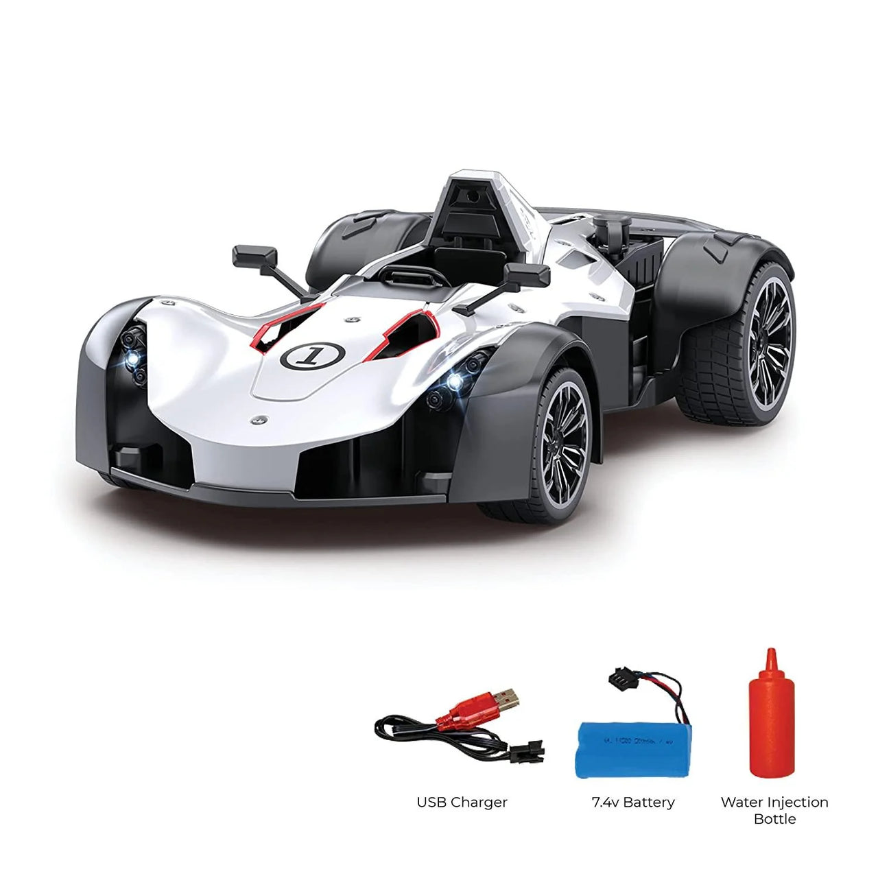 R/C Sports Diecast Racing Car With Mist