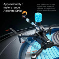 Thumbnail for Remote Control Drone with Triple Camera And Water Ball Shooter