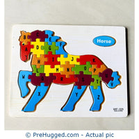Thumbnail for Alphabet Letters Educational Puzzle Board- Horse