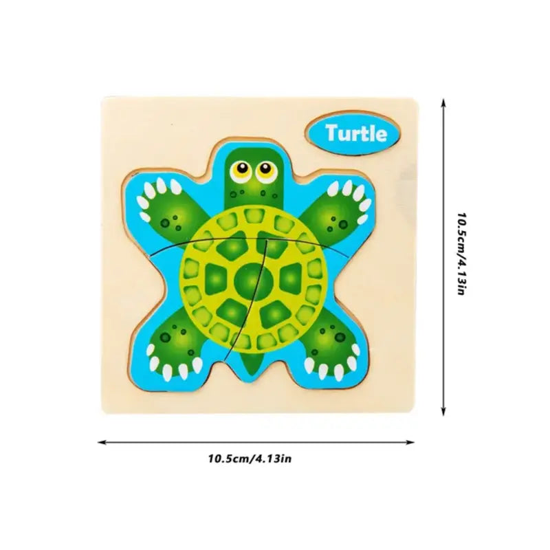 Animal Shape Puzzle Toy-Turtie
