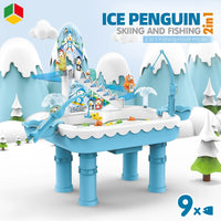 Thumbnail for 2 in 1 Ice Penguin fishing Game and Track Set