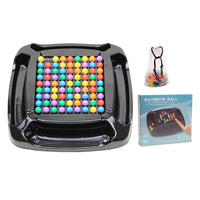 Thumbnail for 120 Pieces 2 in 1  Rainbow Beads Puzzle Board Game