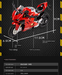 Thumbnail for V4S 1/12 Scale New Diecast Model Bike