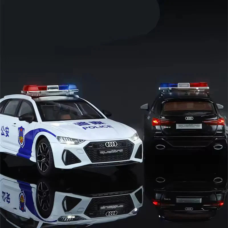 Diecast 1:24 Audi RS6 Police Car