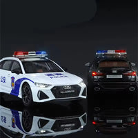 Thumbnail for Diecast 1:24 Audi RS6 Police Car