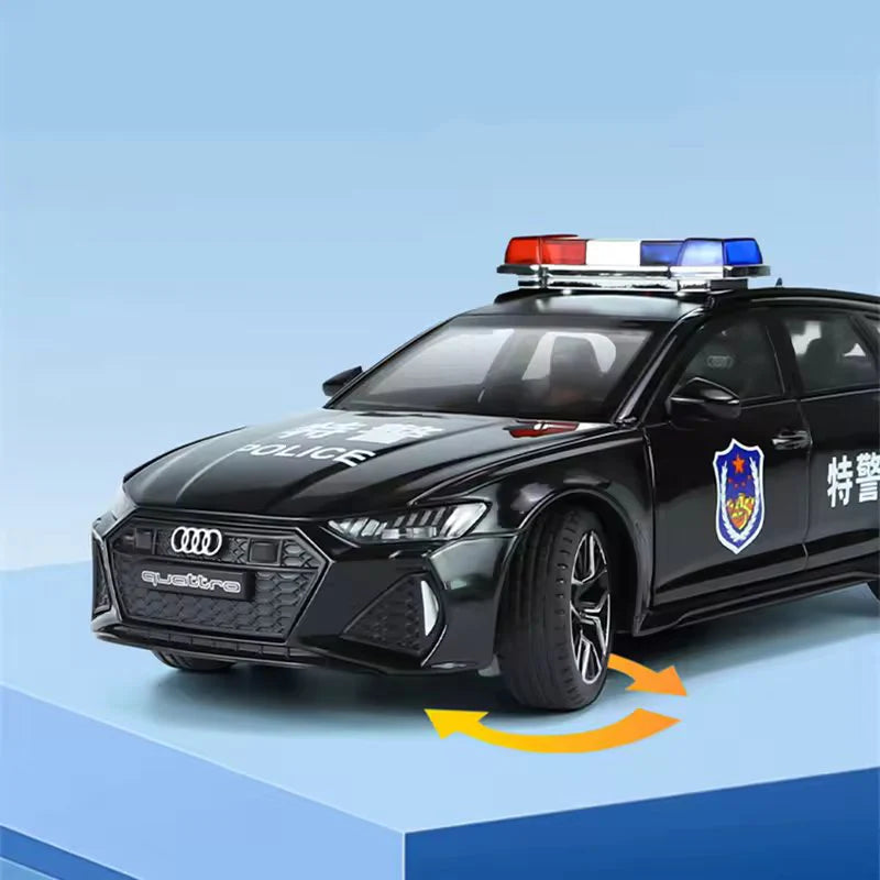 Diecast 1:24 Audi RS6 Police Car