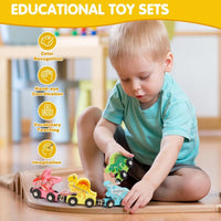 Thumbnail for Montessori Magnetic Wooden Train