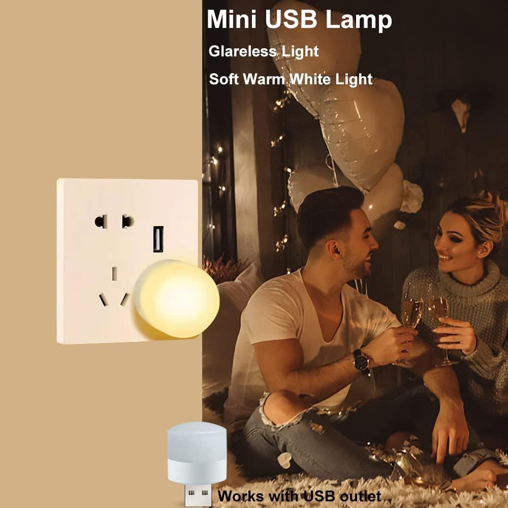 Pack Of 3 Portable Mini Usb Night Light