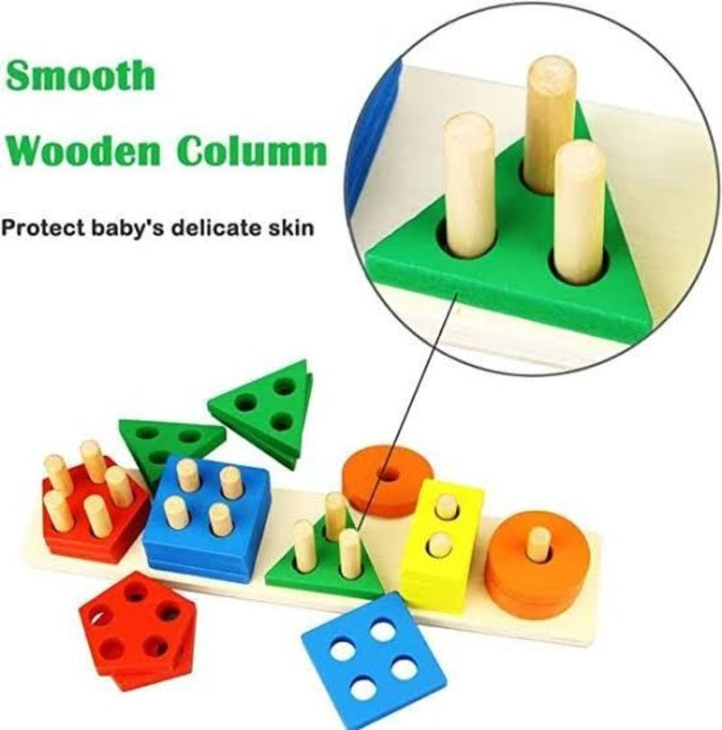 Building Blocks And Five Sets of Columns