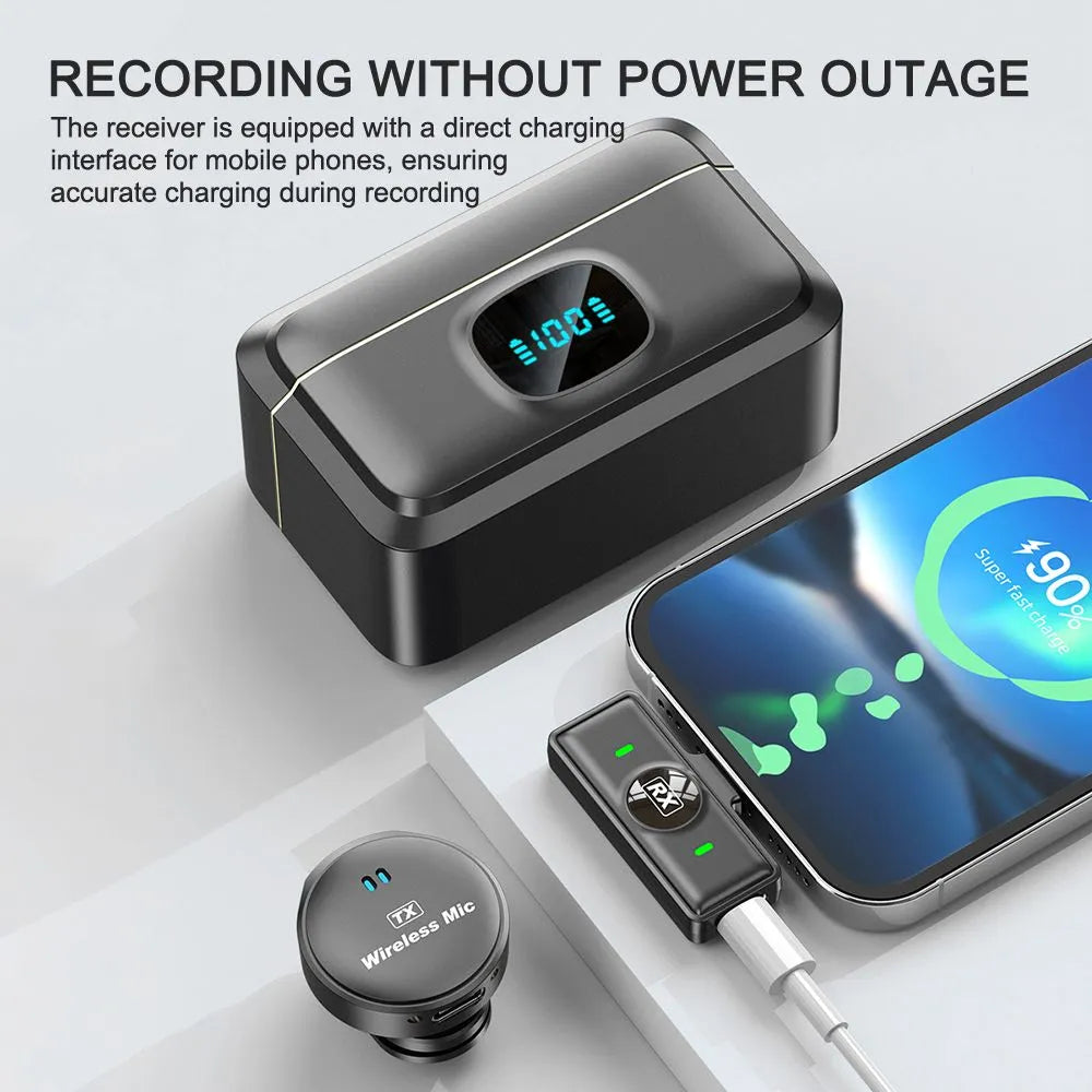 Wireless Microphone Video Recording And Streaming