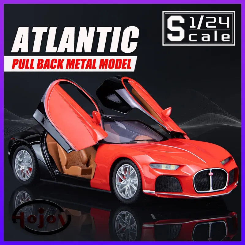 1:24 Bugatti Atlantic Diecast Metal Alloy Car