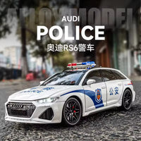 Thumbnail for Diecast 1:24 Audi RS6 Police Car