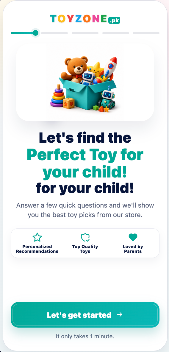 ToyZone AI toy finder preview