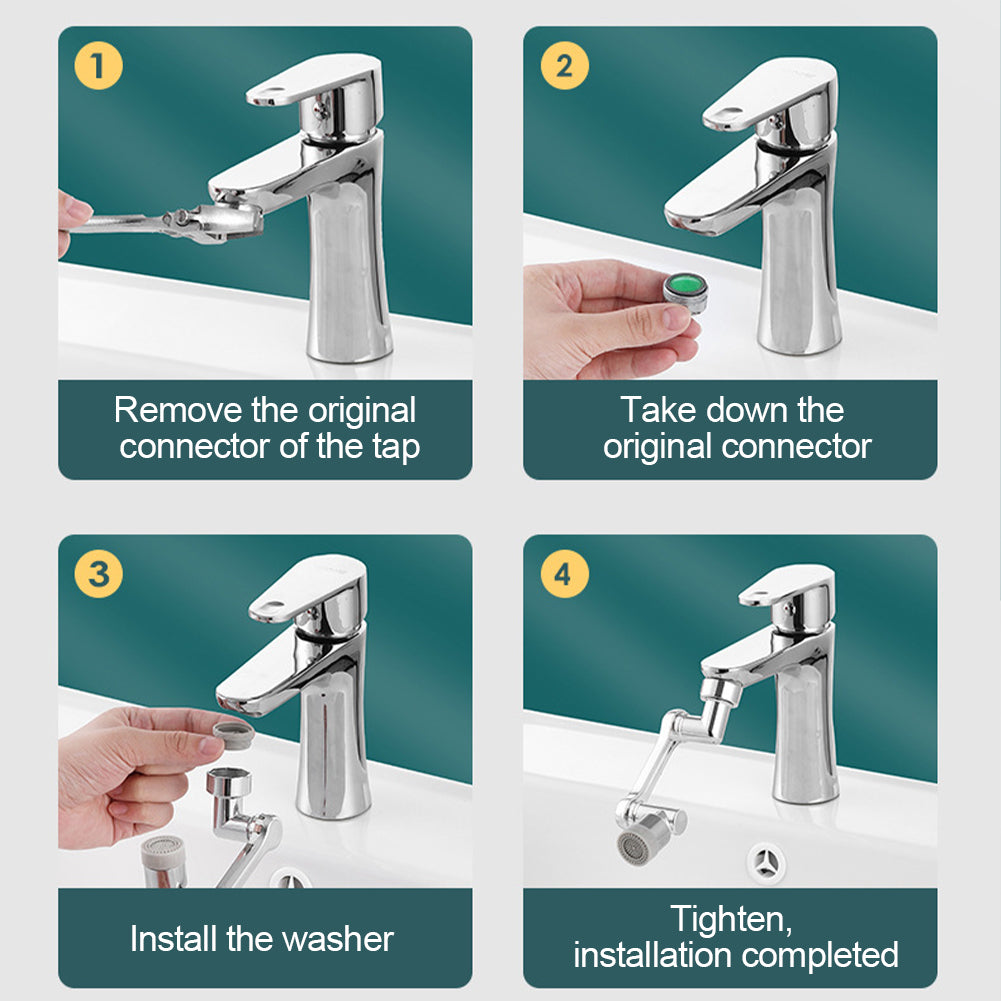 1080 Degree Rotation Extender Faucet