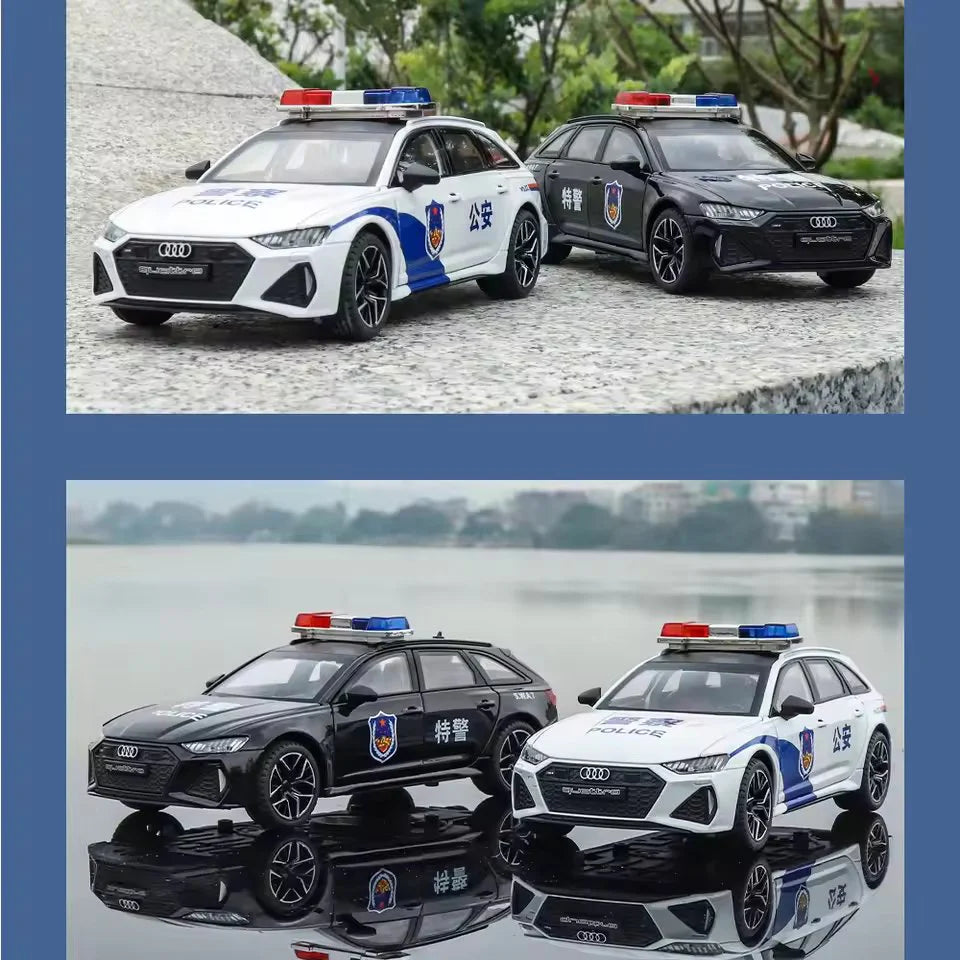 Diecast 1:24 Audi RS6 Police Car