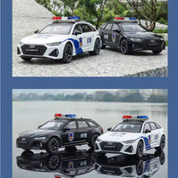 Thumbnail for Diecast 1:24 Audi RS6 Police Car
